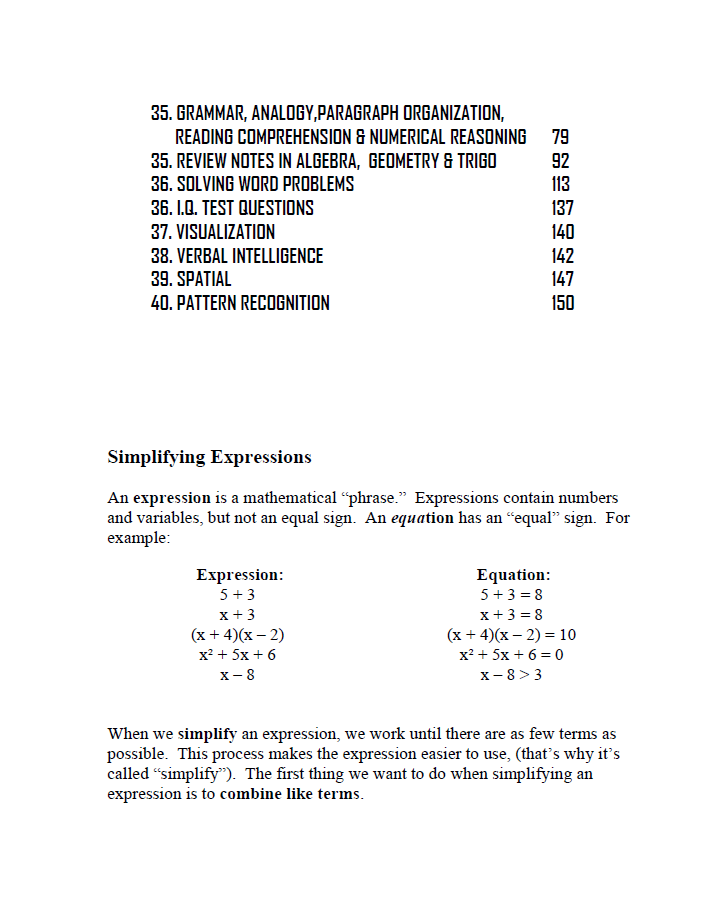 La Colegio College Entrance Exam Reviewer