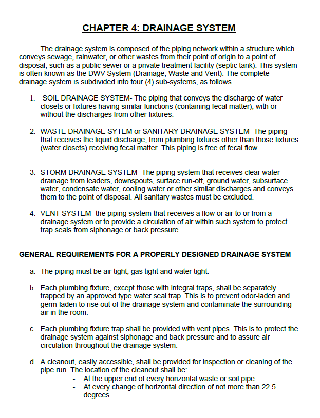 Master Plumber Licensure Exam Reviewer