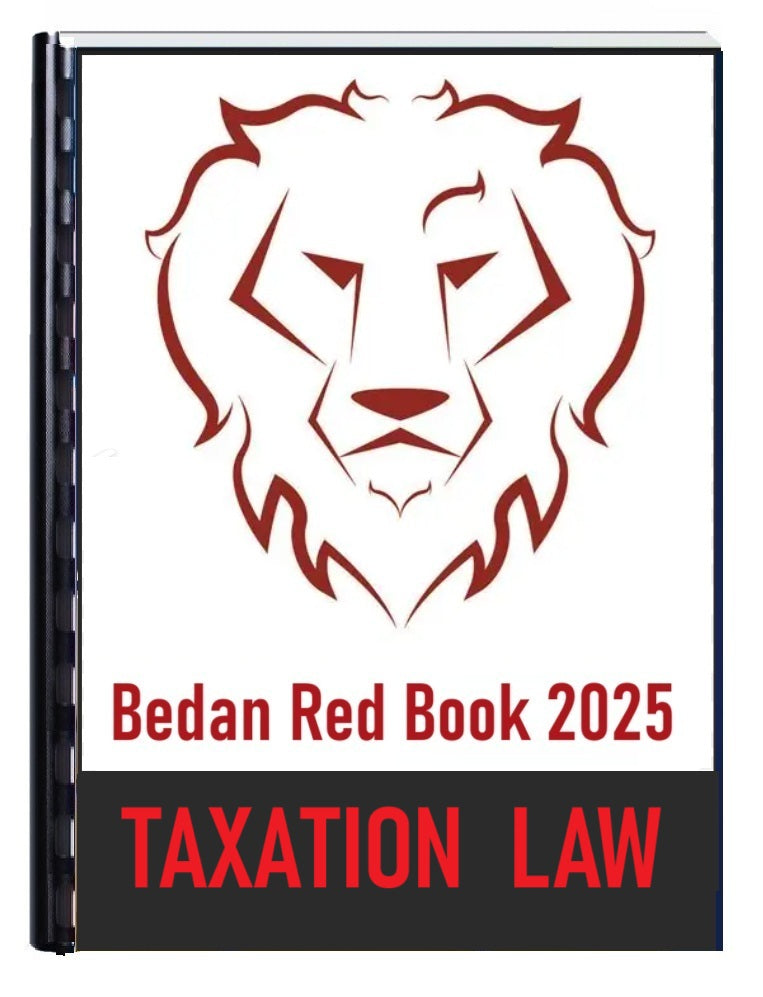 Bedan Redbook 2025 Taxation Law