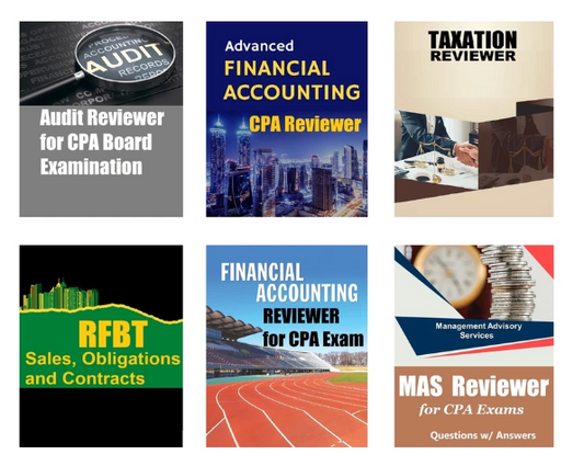CPA Board Exam Complete Reviewer (6 Books) - Questions and Answers with Notes
