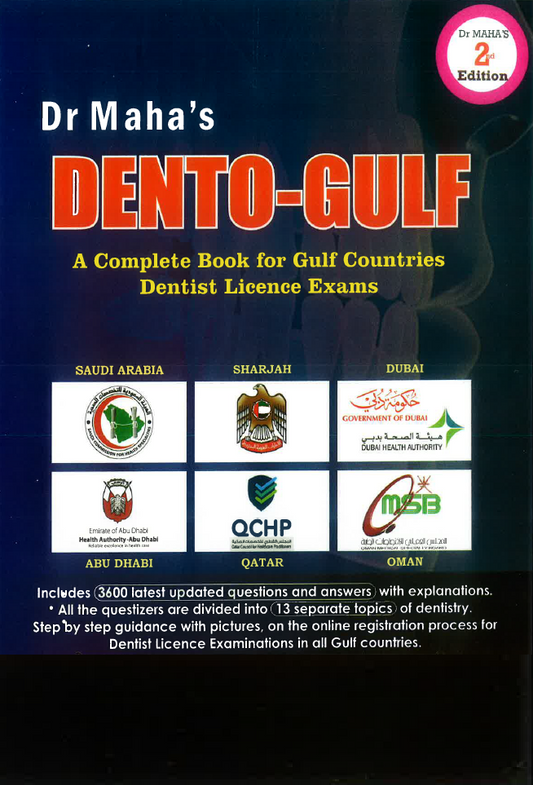 DENTO GULF - Complete Reviewer for Gulf Countries Dentist License / Licensure Exam