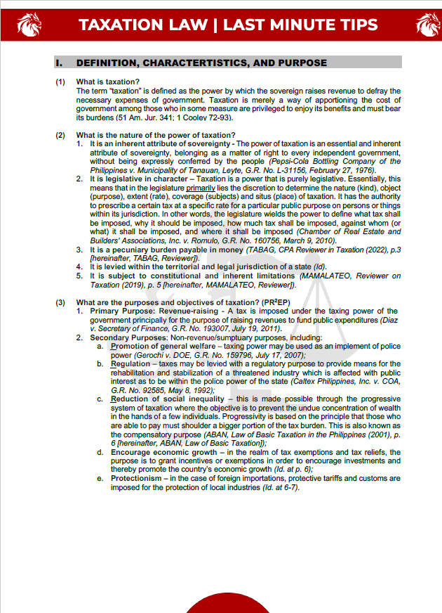 San Beda Bar Exam Last Minute Tips 2024-2025