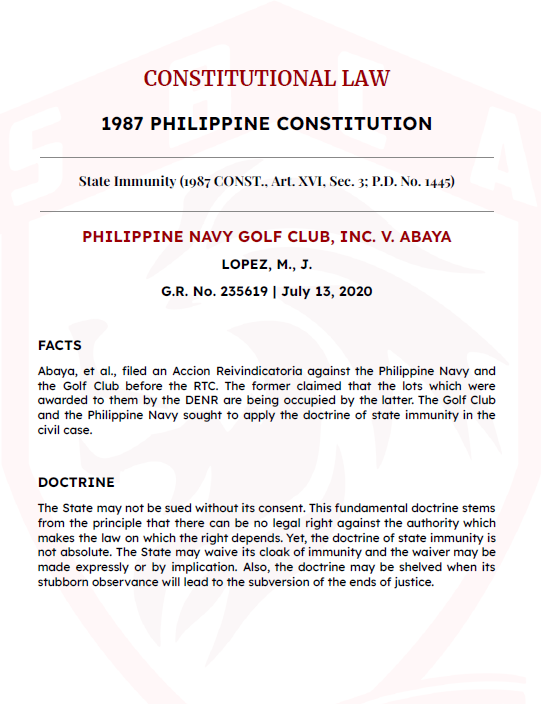 San Beda Bar Exam 2024 DOCTRINES (All Bar Subjects)