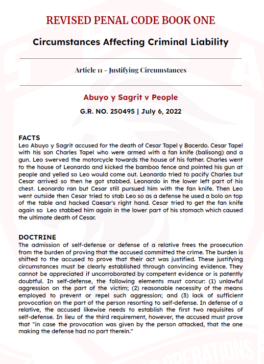 San Beda Bar Exam 2024 DOCTRINES (All Bar Subjects)