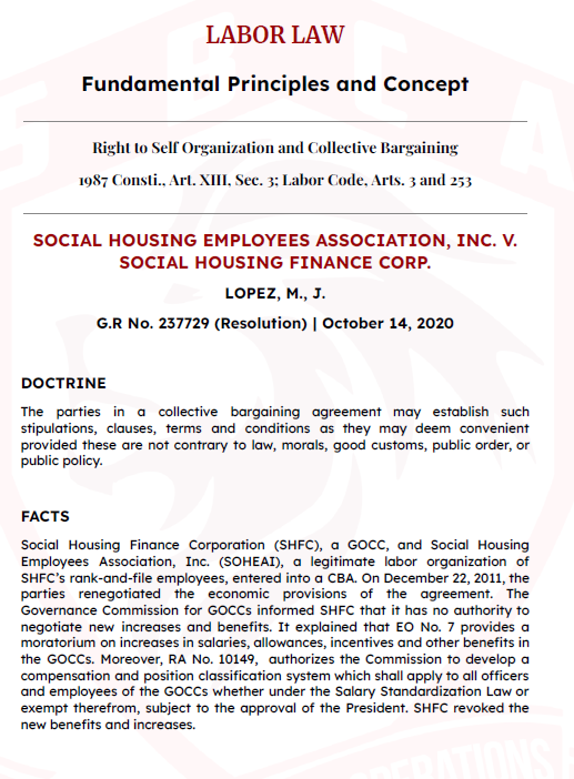 San Beda Bar Exam 2024 DOCTRINES (All Bar Subjects)