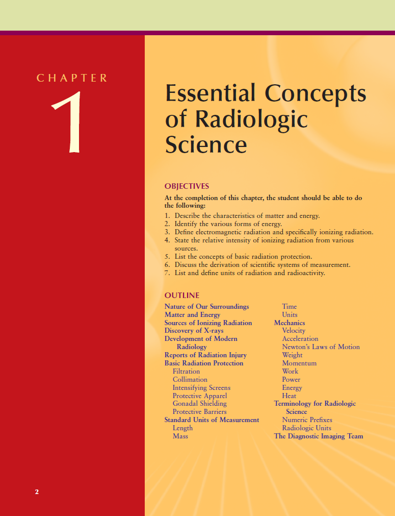 RADIOLOGIC SCIENCE for TECHNOLOGISTS PHYSICS, BIOLOGY, and PROTECTION