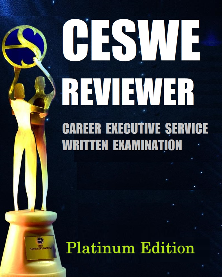 Career Executive Service Written Exam CESWE Reviewer PLATINUM Edition