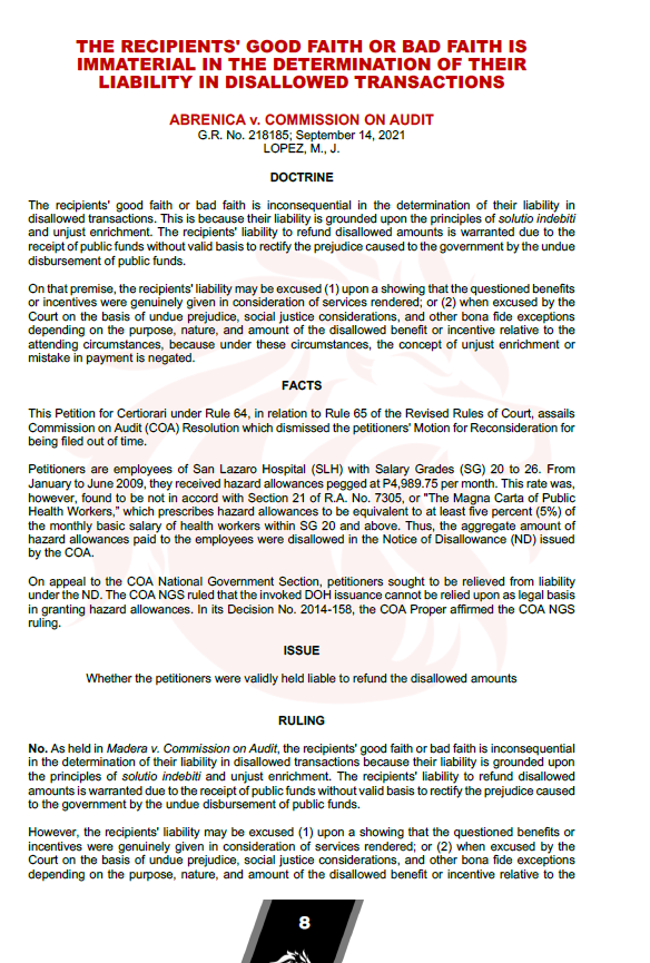 San Beda Case Digest 2024-25  Bar Exam Reviewer