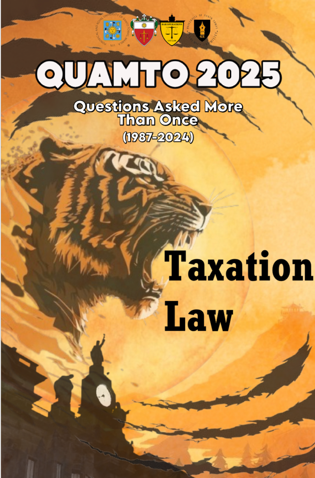 UST QuAMTO 2025 Complete Set Bar Exam Reviewer