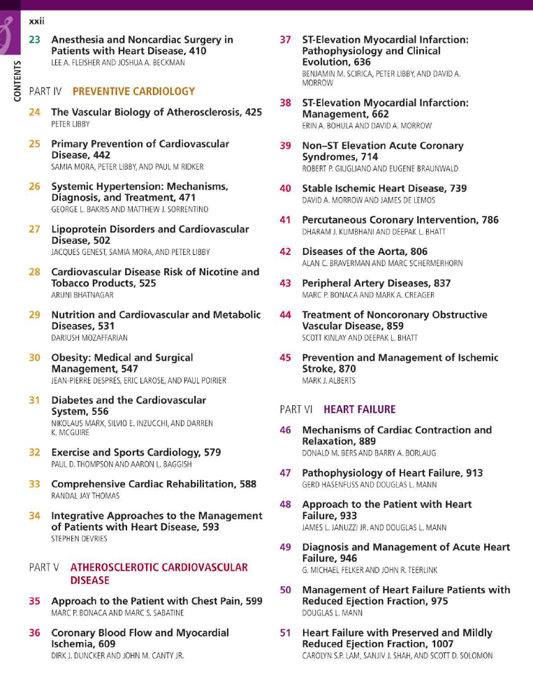 Braundwald's Heart Disease, A Cardiovascular Textbook 12th Edition