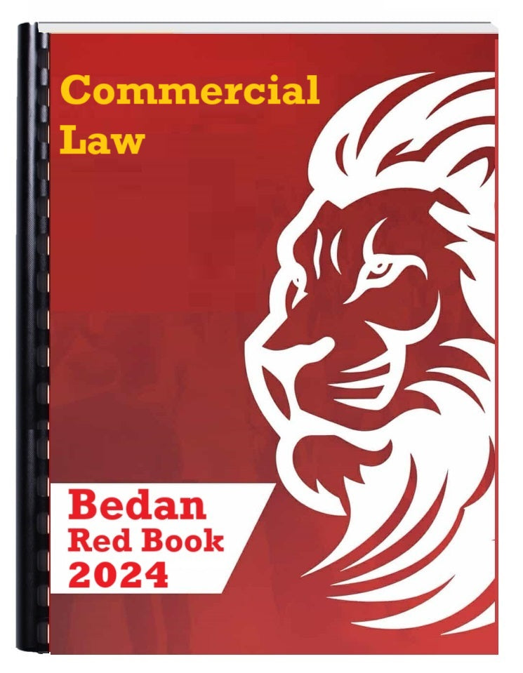 BEDAN REDBOOK BAR EXAM REVIEWER 2024 (COMPLETE SET)