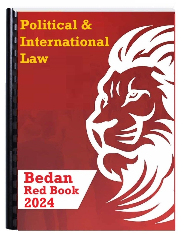 BEDAN REDBOOK BAR EXAM REVIEWER 2024 (COMPLETE SET)