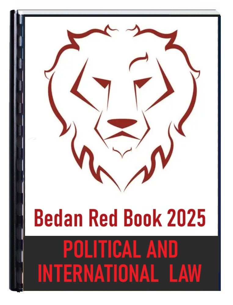 Bedan Redbook 2025 Political and International Law