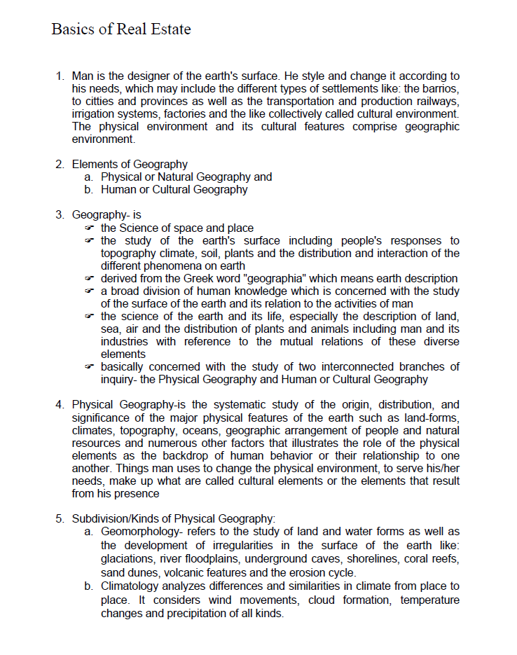 The Basics of Real Estate