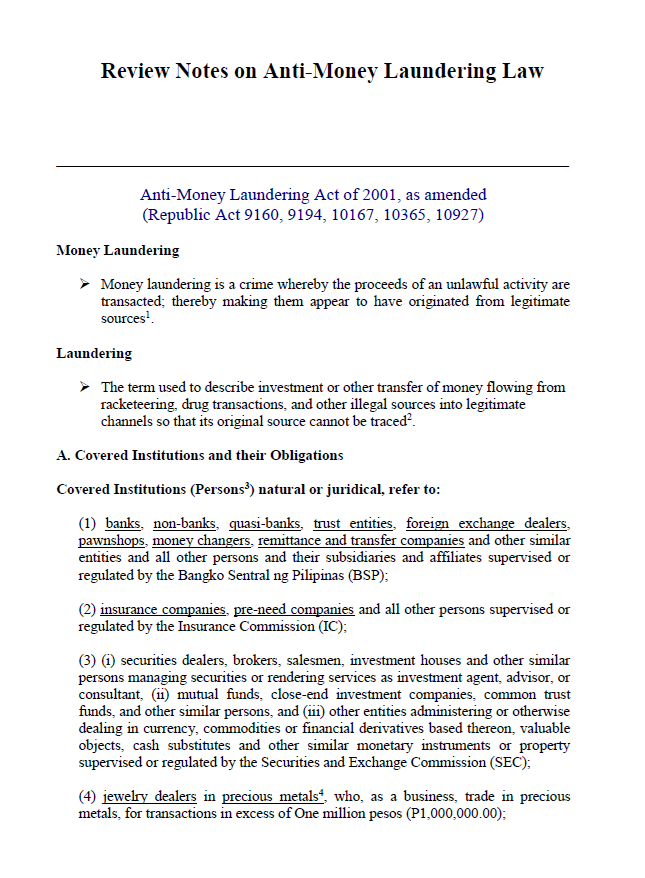 SEC Certification Exam Reviewer