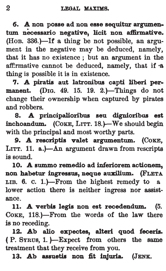 Manual of Legal Maxim for Lawyers