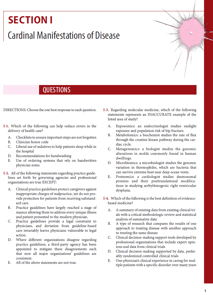 Harrisons Principle of Internal Medicine: Self-Assessment and Board Review 20th Edition