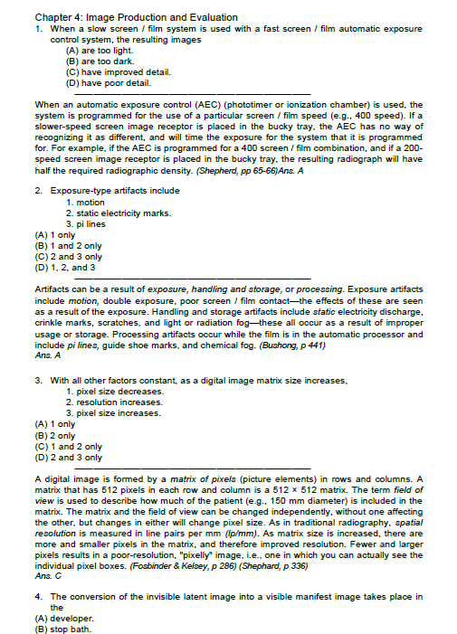 Radiology Technologist Licensure Exam Reviewer