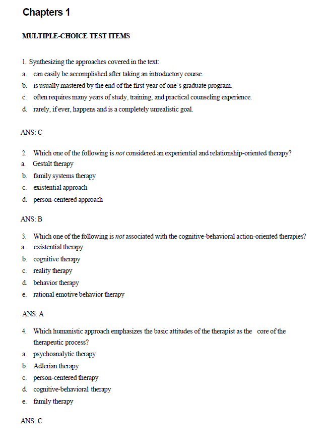 Guidance and Counseling Question Bank Reviewer
