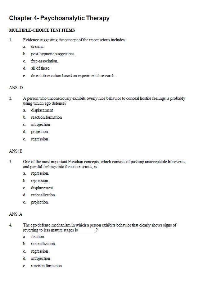 Guidance and Counseling Question Bank Reviewer