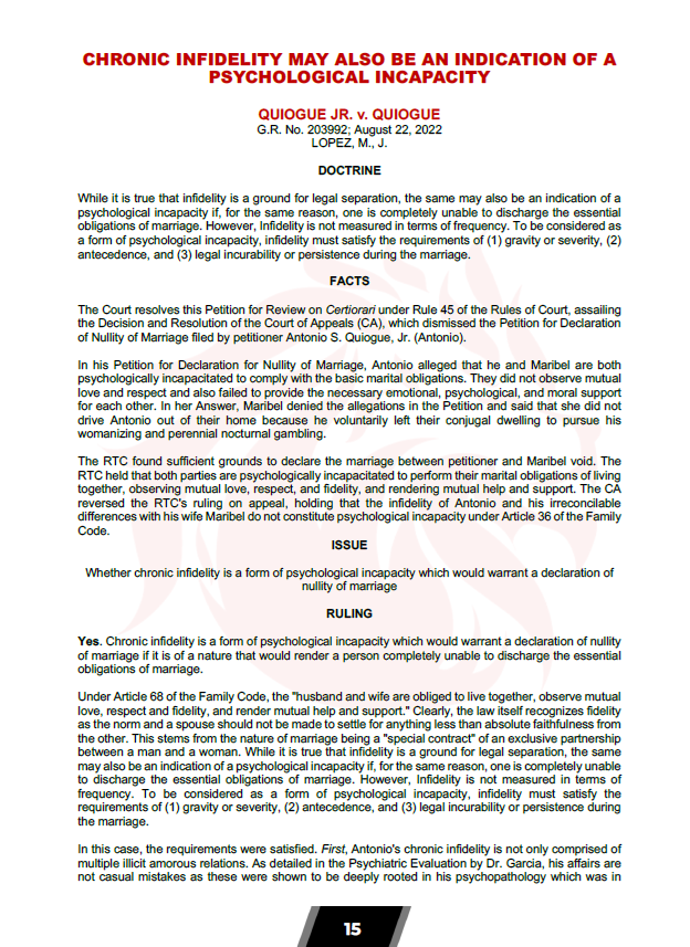 San Beda Case Digest 2024-25  Bar Exam Reviewer