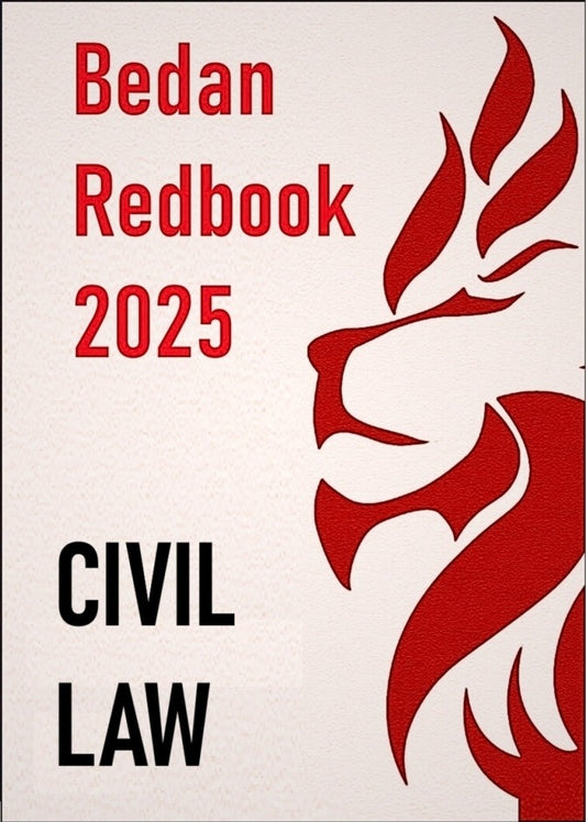 Bedan Redbook 2025 Civil Law